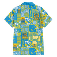 Tuvalu Manuia te Kilisimasi Family Matching Long Sleeve Bodycon Dress and Hawaiian Shirt Pacific Patchwork Xmas Vibes LT9 - Polynesian Pride