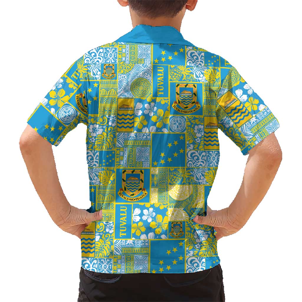 Tuvalu Manuia te Kilisimasi Hawaiian Shirt Pacific Patchwork Xmas Vibes - Polynesian Pride