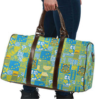 Tuvalu Manuia te Kilisimasi Travel Bag Pacific Patchwork Xmas Vibes - Polynesian Pride