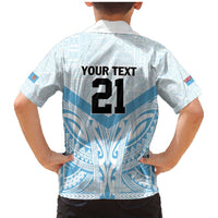 Fiji Football Custom Family Matching Mermaid Dress and Hawaiian Shirt Bula Boys Go Champions LT9 - Polynesian Pride