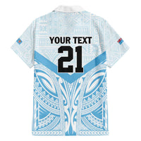 Fiji Football Custom Family Matching Off The Shoulder Long Sleeve Dress and Hawaiian Shirt Bula Boys Go Champions LT9 - Polynesian Pride