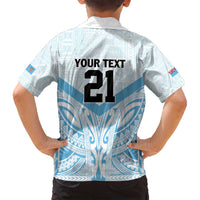 Fiji Football Custom Family Matching Off Shoulder Maxi Dress and Hawaiian Shirt Bula Boys Go Champions LT9 - Polynesian Pride