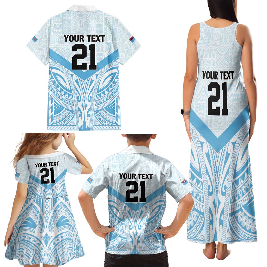 Fiji Football Custom Family Matching Tank Maxi Dress and Hawaiian Shirt Bula Boys Go Champions LT9 - Polynesian Pride