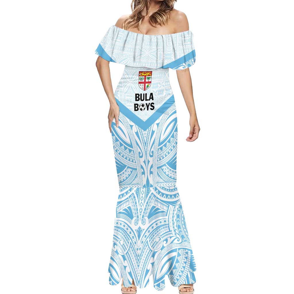 Fiji Football Custom Mermaid Dress Bula Boys Go Champions