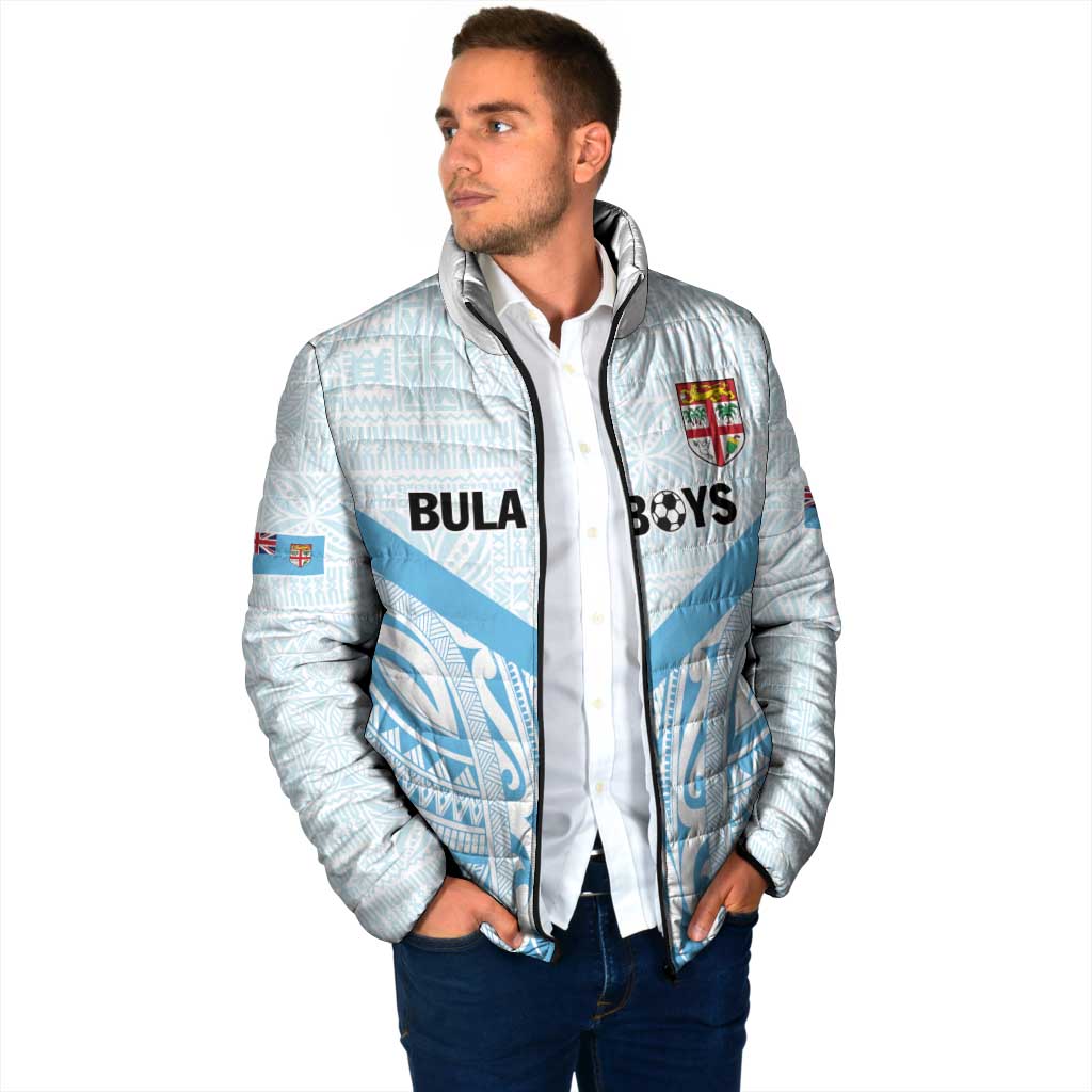 Fiji Football Custom Padded Jacket Bula Boys Go Champions - Polynesian Pride