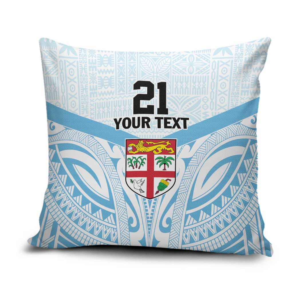 Fiji Football Custom Pillow Cover Bula Boys Go Champions - Polynesian Pride