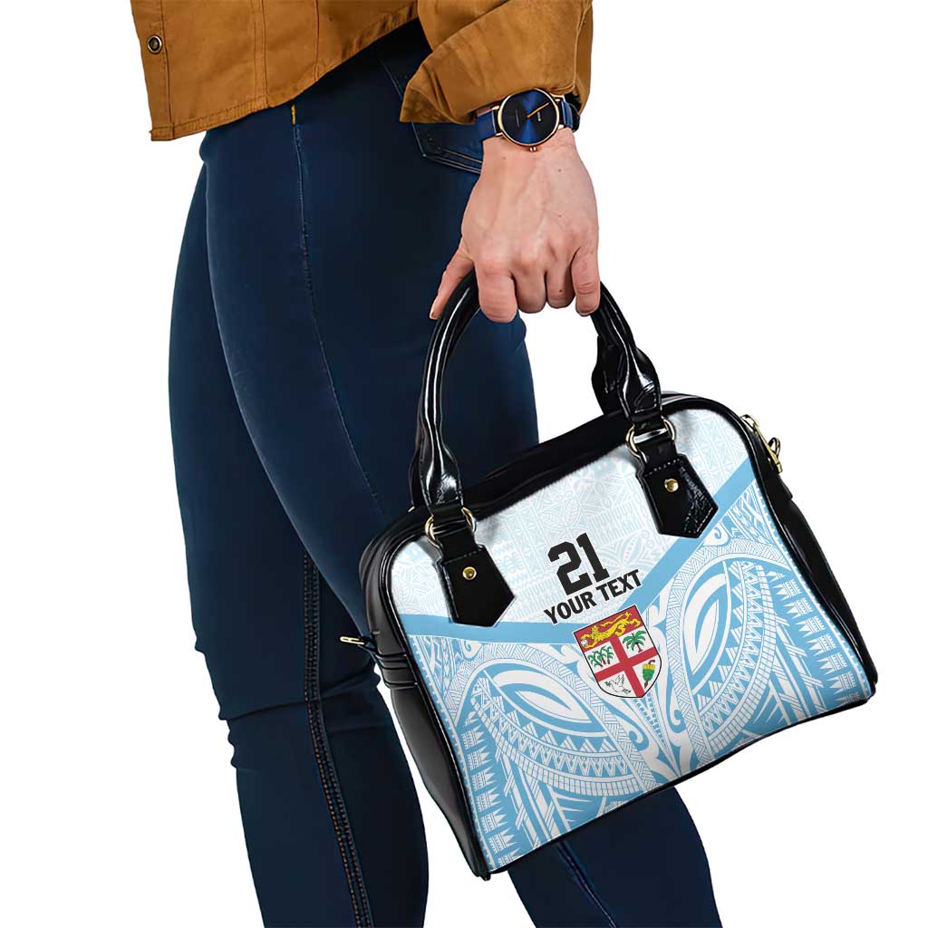 Fiji Football Custom Shoulder Handbag Bula Boys Go Champions