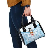 Fiji Football Custom Shoulder Handbag Bula Boys Go Champions