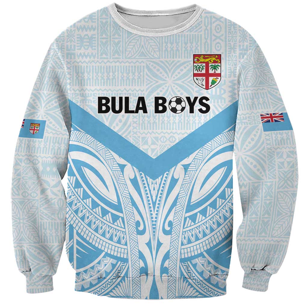 Fiji Football Custom Sweatshirt Bula Boys Go Champions