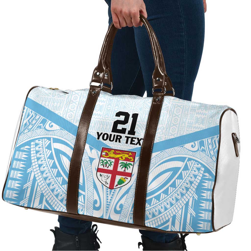 Fiji Football Custom Travel Bag Bula Boys Go Champions - Polynesian Pride