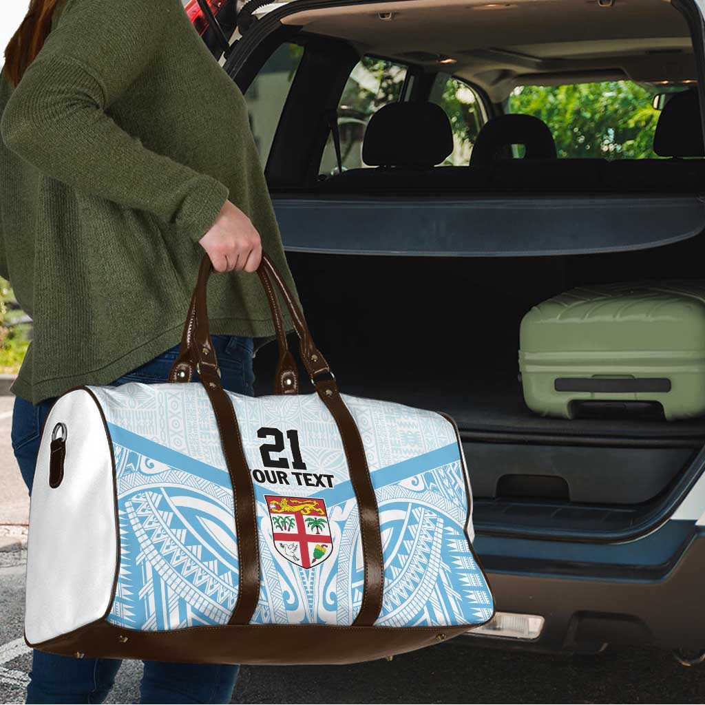 Fiji Football Custom Travel Bag Bula Boys Go Champions - Polynesian Pride