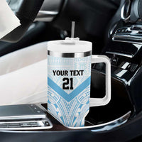 Fiji Football Custom Tumbler With Handle Bula Boys Go Champions