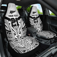 New Zealand Football Custom Car Seat Cover All White Fern Go Champions LT9 One Size White - Polynesian Pride