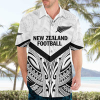 New Zealand Football Custom Hawaiian Shirt All White Fern Go Champions LT9 - Polynesian Pride
