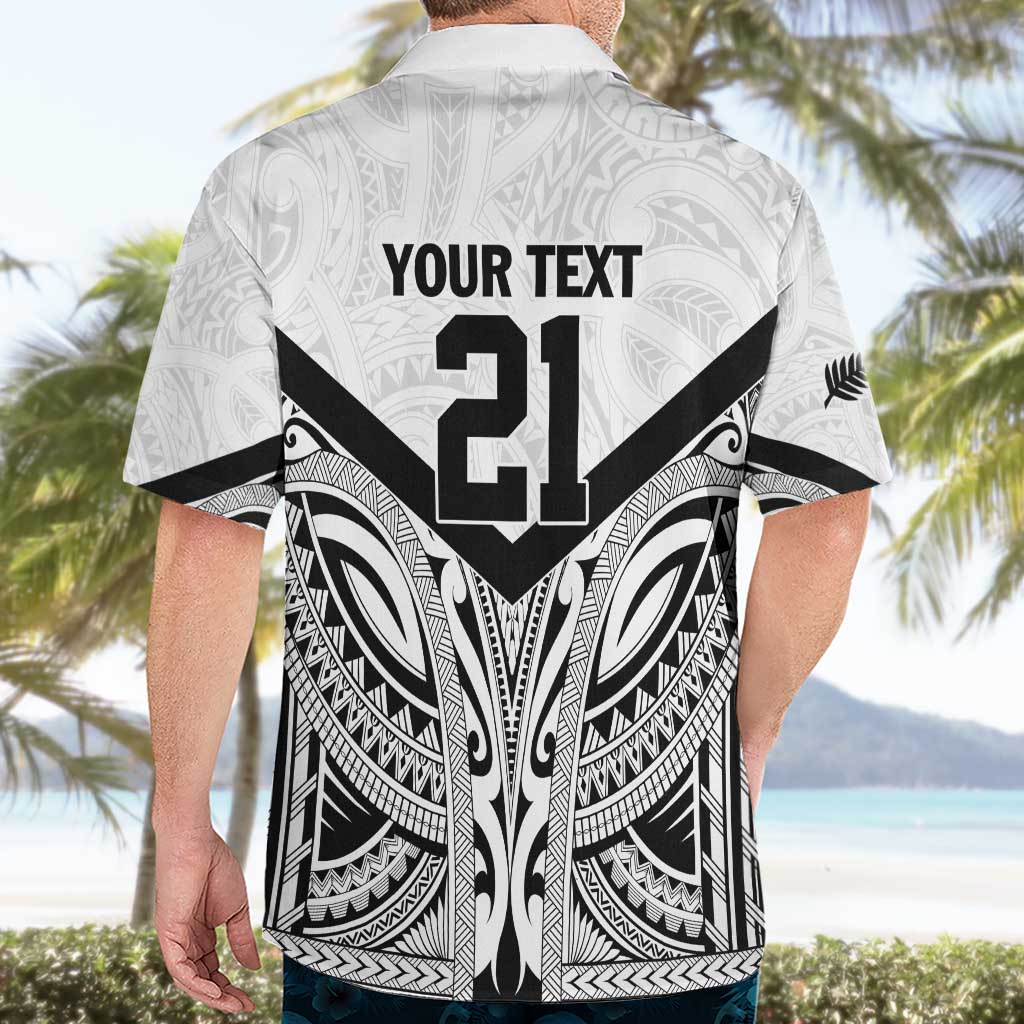 New Zealand Football Custom Hawaiian Shirt All White Fern Go Champions LT9 - Polynesian Pride