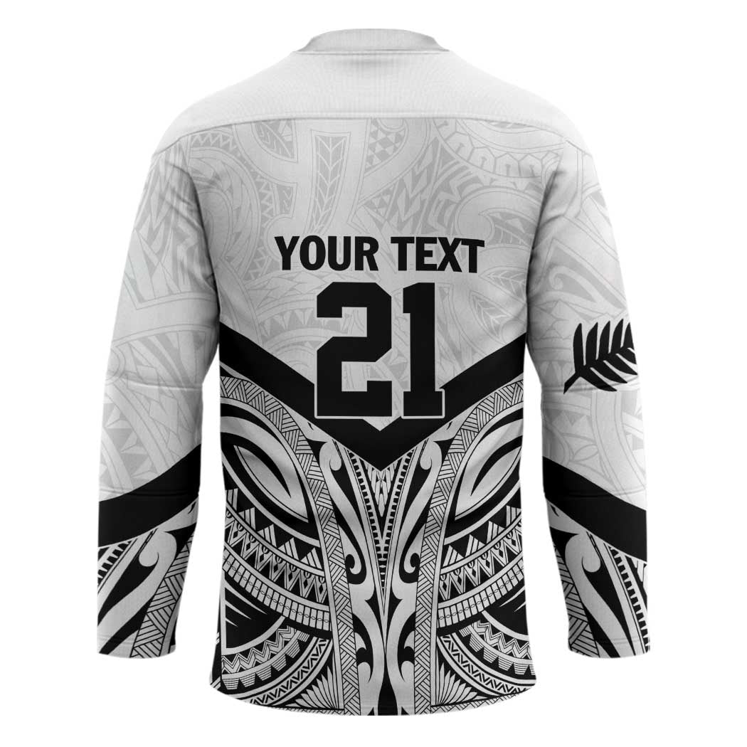 New Zealand Football Custom Hockey Jersey All White Fern Go Champions LT9 - Polynesian Pride