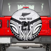 New Zealand Football Custom Spare Tire Cover All White Fern Go Champions LT9 - Polynesian Pride