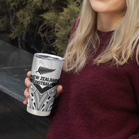 New Zealand Football Custom Tumbler Cup All White Fern Go Champions LT9 - Polynesian Pride