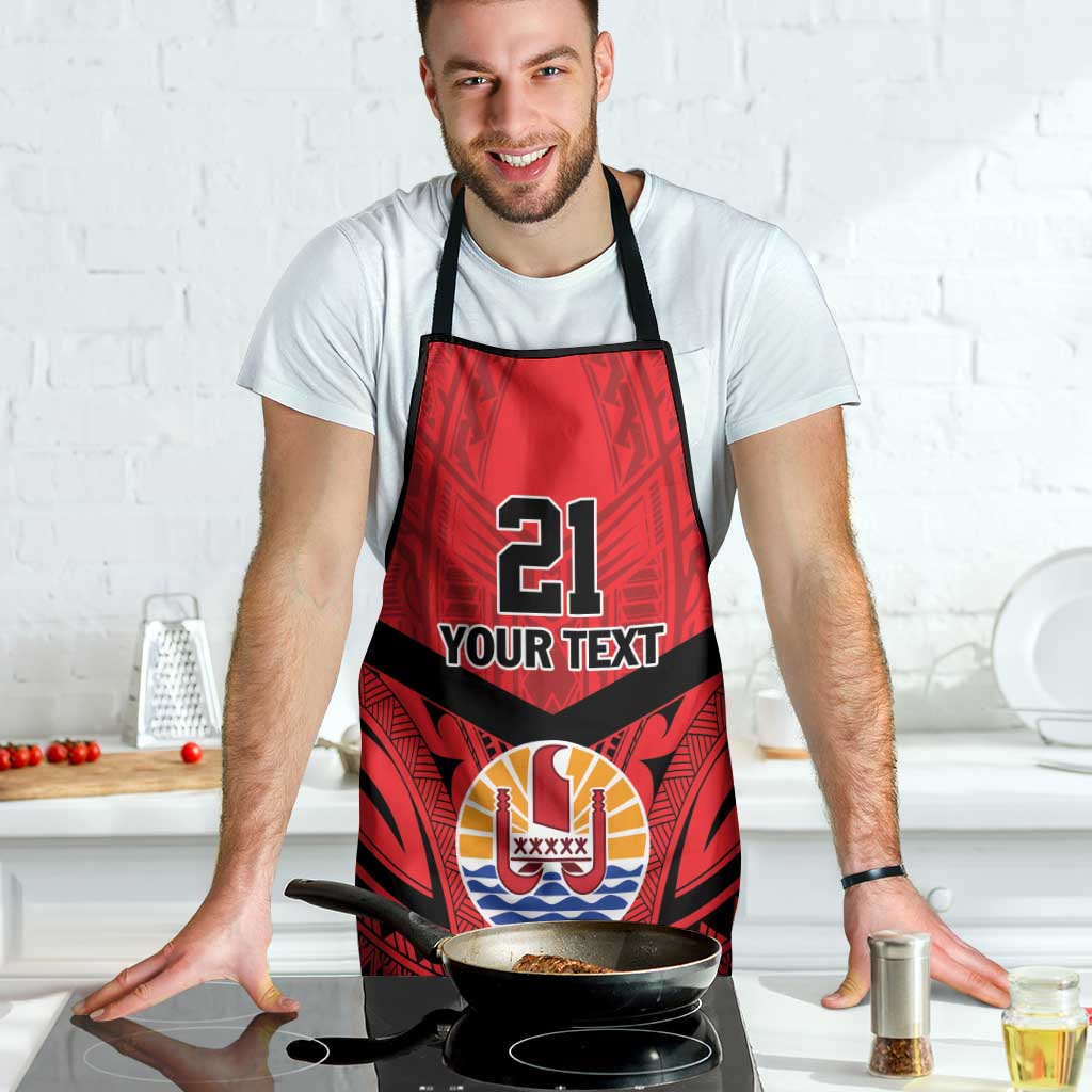 Tahiti Football Custom Apron Toa Aito Go Champions - Polynesian Pride
