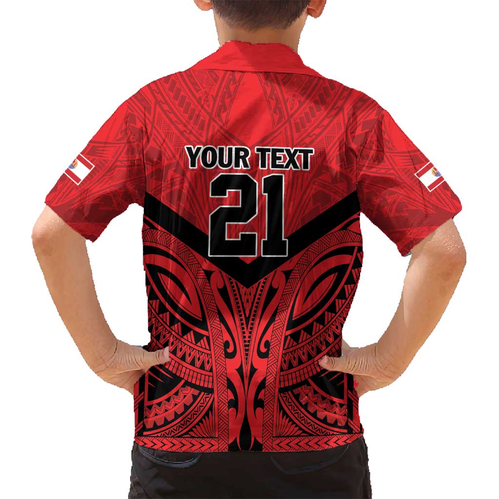 Tahiti Football Custom Family Matching Long Sleeve Bodycon Dress and Hawaiian Shirt Toa Aito Go Champions LT9 - Polynesian Pride