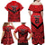Tahiti Football Custom Family Matching Off Shoulder Maxi Dress and Hawaiian Shirt Toa Aito Go Champions