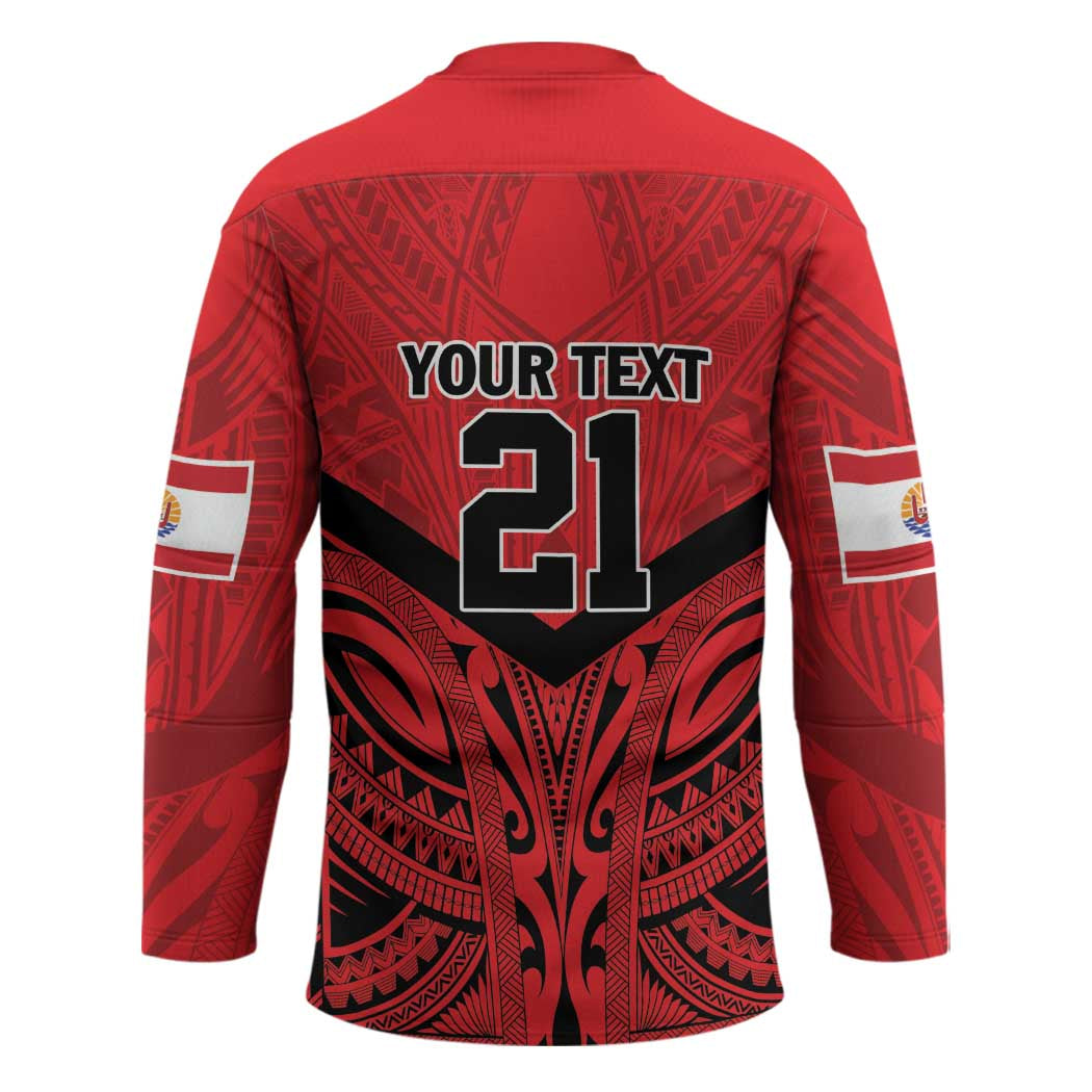 Tahiti Football Custom Hockey Jersey Toa Aito Go Champions - Polynesian Pride