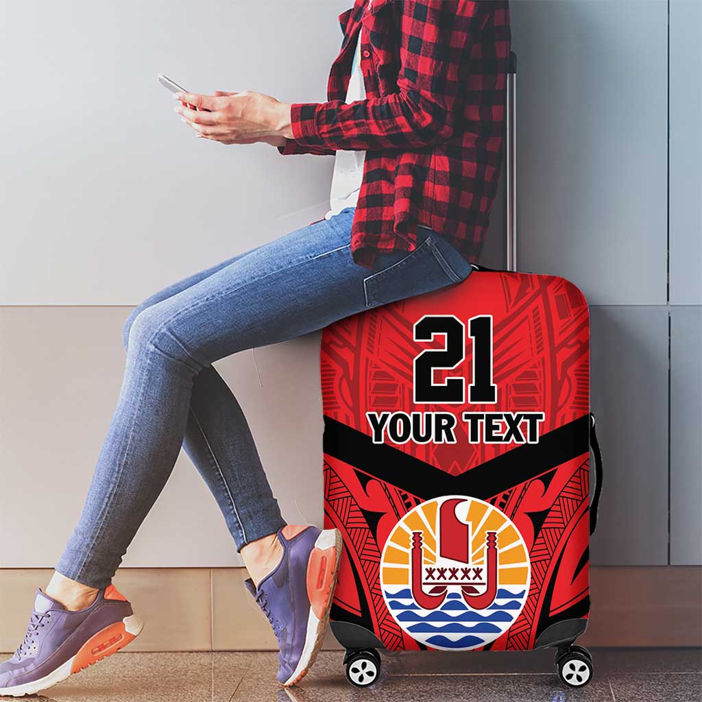 Tahiti Football Custom Luggage Cover Toa Aito Go Champions