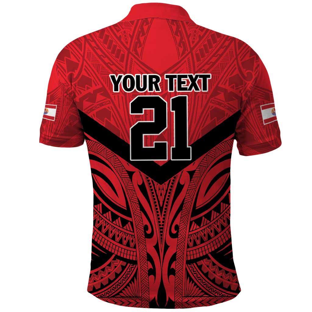 Tahiti Football Custom Polo Shirt Toa Aito Go Champions