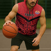 Tahiti Football Custom Sleeveless Zip Hoodie Toa Aito Go Champions - Polynesian Pride
