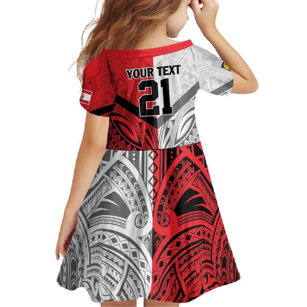 New Caledonia-Tahiti Football Custom Family Matching Summer Maxi Dress and Hawaiian Shirt Together Go Champions LT9 - Polynesian Pride