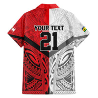 New Caledonia-Tahiti Football Custom Family Matching Tank Maxi Dress and Hawaiian Shirt Together Go Champions LT9 - Polynesian Pride