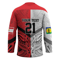New Caledonia-Tahiti Football Custom Hockey Jersey Together Go Champions - Polynesian Pride
