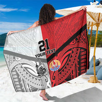 New Caledonia-Tahiti Football Custom Sarong Together Go Champions LT9 One Size 44 x 66 inches Art - Polynesian Pride