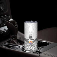New Caledonia-Tahiti Football Custom Skinny Tumbler Together Go Champions LT9 - Polynesian Pride