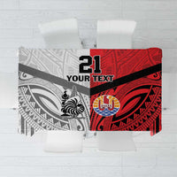 New Caledonia-Tahiti Football Custom Tablecloth Together Go Champions LT9 Art - Polynesian Pride