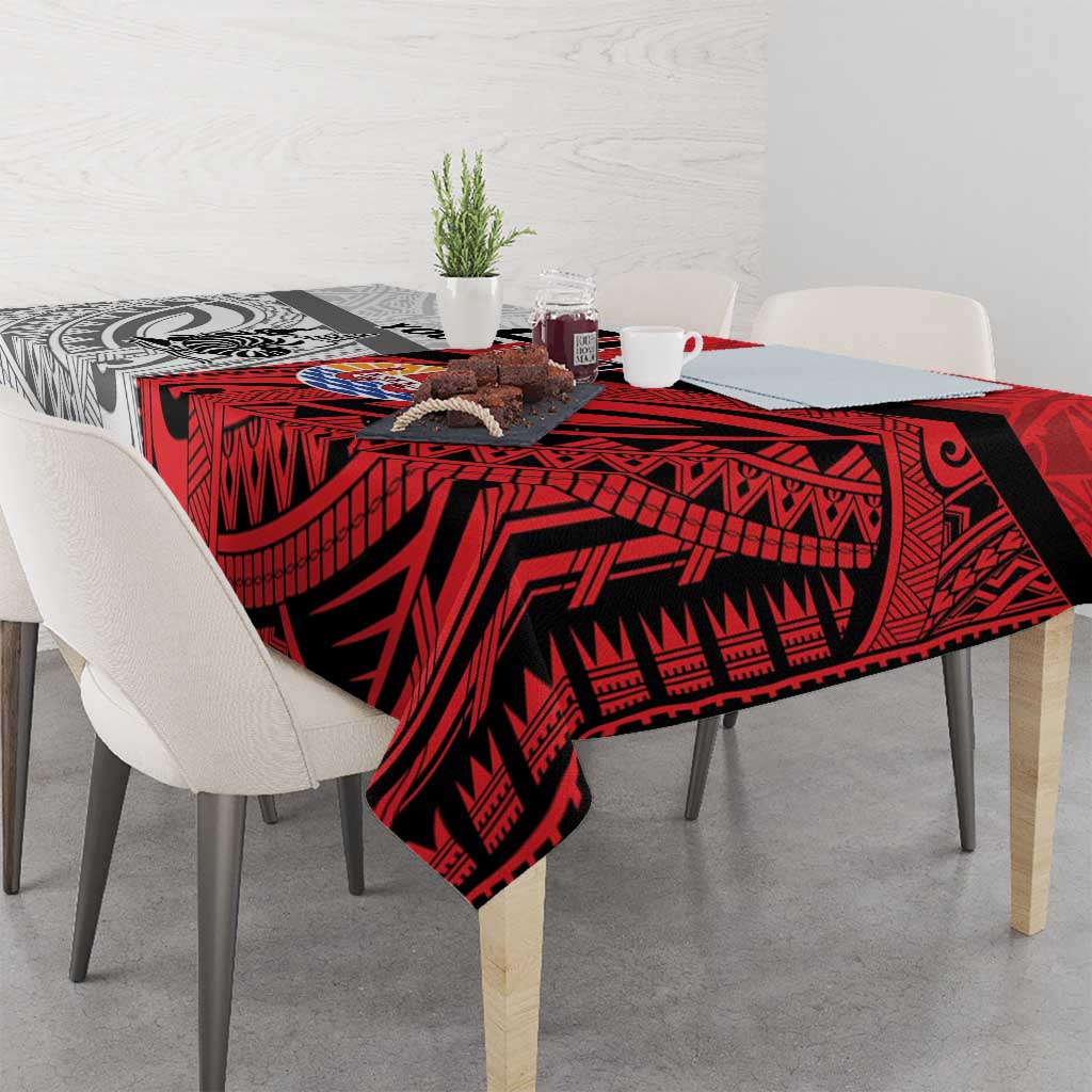 New Caledonia-Tahiti Football Custom Tablecloth Together Go Champions LT9 - Polynesian Pride