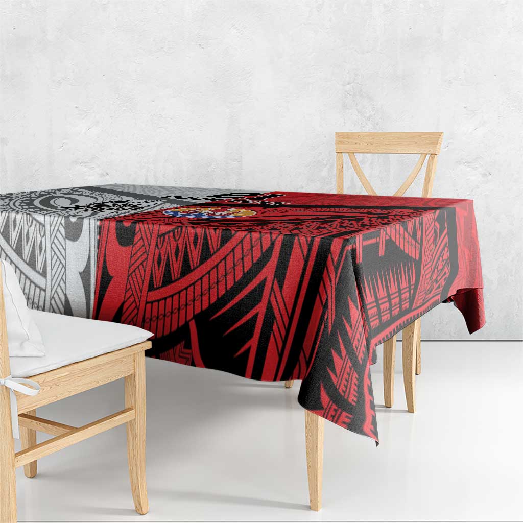 New Caledonia-Tahiti Football Custom Tablecloth Together Go Champions LT9 - Polynesian Pride