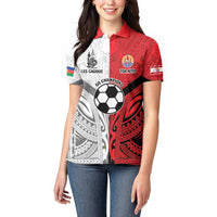 New Caledonia-Tahiti Football Custom Women Polo Shirt Together Go Champions LT9 - Polynesian Pride