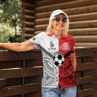 New Caledonia-Tahiti Football Custom Women Polo Shirt Together Go Champions LT9 - Polynesian Pride