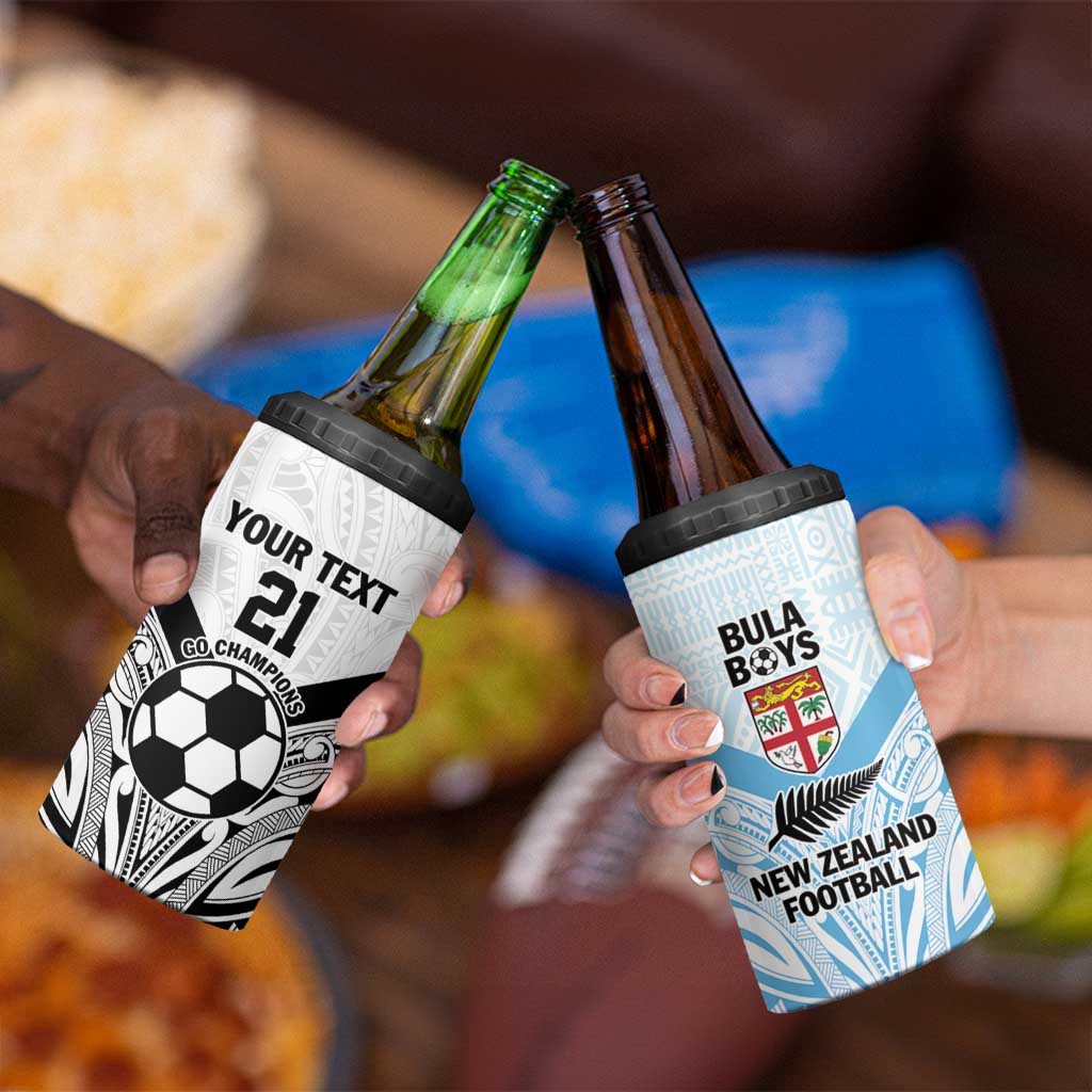 New Zealand-Fiji Football Custom 4 in 1 Can Cooler Tumbler Together Go Champions LT9 - Polynesian Pride