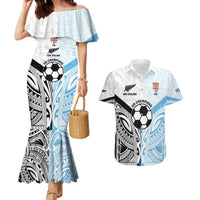 New Zealand-Fiji Football Custom Couples Matching Mermaid Dress and Hawaiian Shirt Together Go Champions LT9 Art - Polynesian Pride