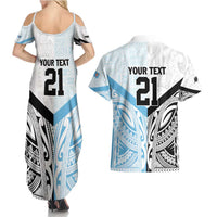 New Zealand-Fiji Football Custom Couples Matching Summer Maxi Dress and Hawaiian Shirt Together Go Champions LT9 - Polynesian Pride
