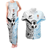 New Zealand-Fiji Football Custom Couples Matching Tank Maxi Dress and Hawaiian Shirt Together Go Champions LT9 Art - Polynesian Pride