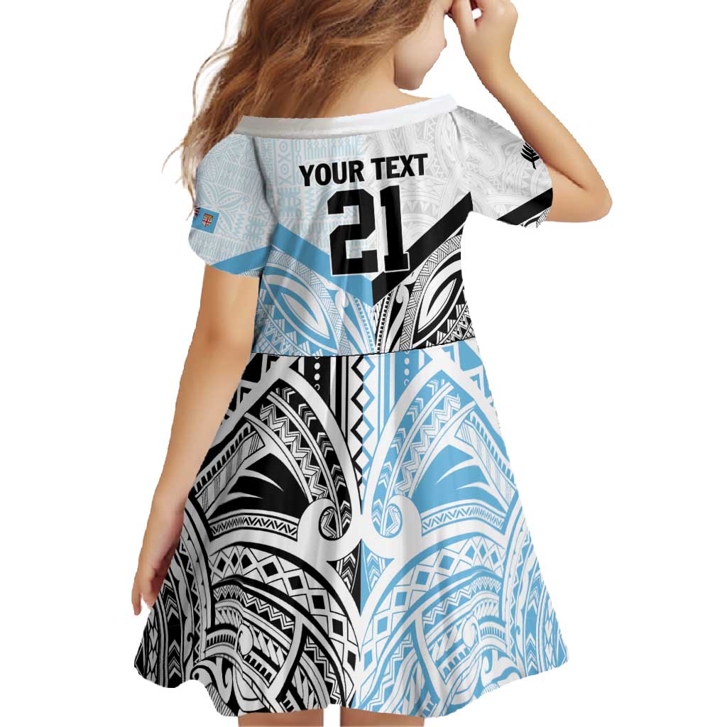 New Zealand-Fiji Football Custom Family Matching Summer Maxi Dress and Hawaiian Shirt Together Go Champions LT9 - Polynesian Pride
