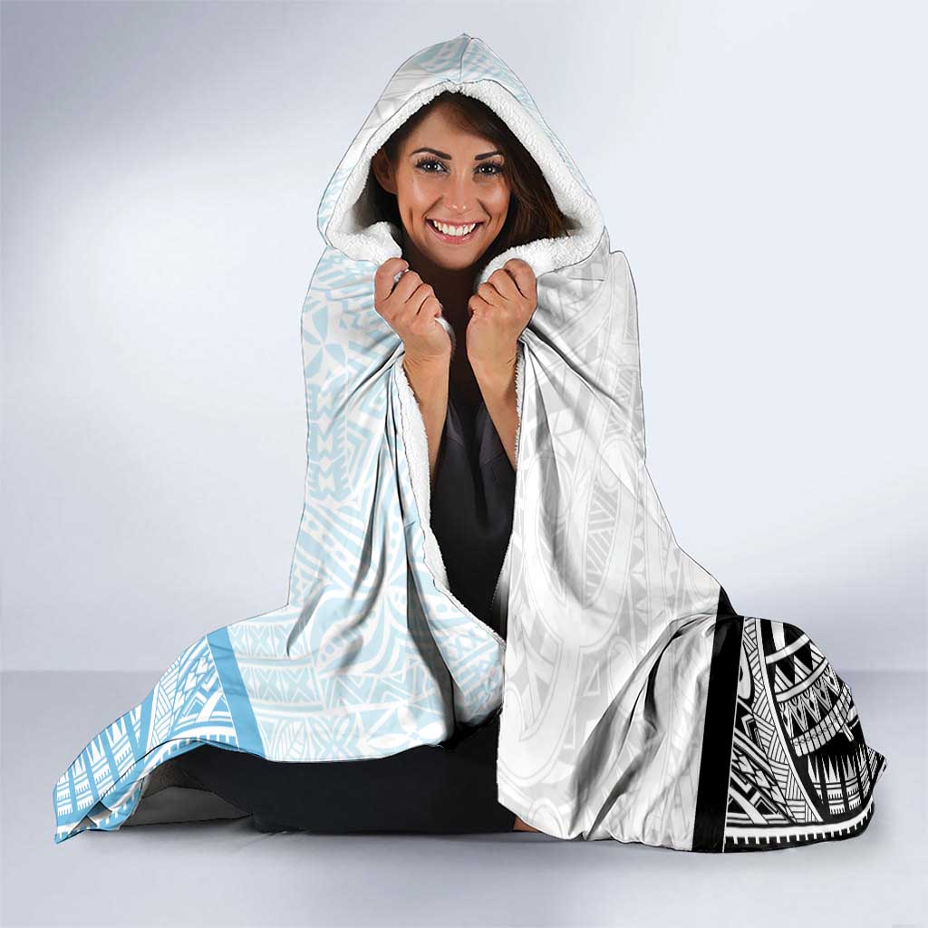 New Zealand-Fiji Football Custom Hooded Blanket Together Go Champions LT9 - Polynesian Pride