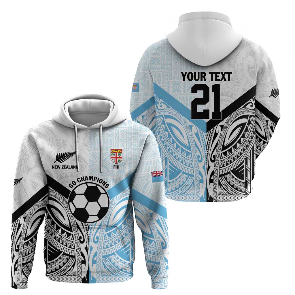 New Zealand-Fiji Football Custom Hoodie Together Go Champions LT9 - Polynesian Pride