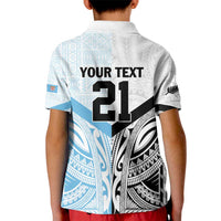 New Zealand-Fiji Football Custom Kid Polo Shirt Together Go Champions LT9 - Polynesian Pride