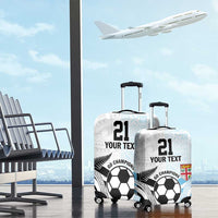 New Zealand-Fiji Football Custom Luggage Cover Together Go Champions LT9 - Polynesian Pride