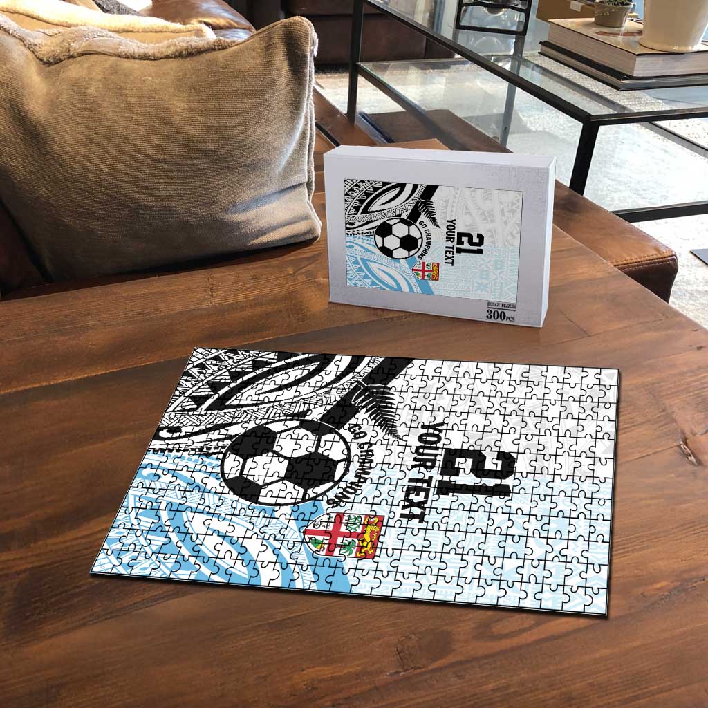 New Zealand-Fiji Football Custom Puzzle Together Go Champions - Polynesian Pride