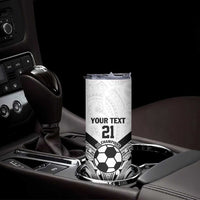 New Zealand-Fiji Football Custom Skinny Tumbler Together Go Champions LT9 - Polynesian Pride
